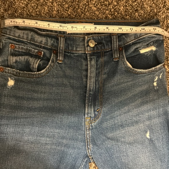 Abercrombie & Fitch Distressed “The Mom High Rise” Jean - Picture 6 of 7